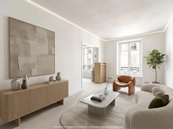 Paris 7e - GROS CAILLOU / EXPOSITION - Appartement à vendre - 3 pièces - 50,01m² Carrez - 1 ou 2 cha