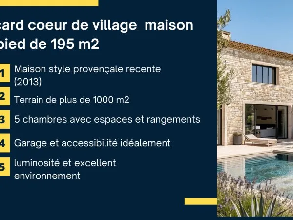Maison 6 pièces 195 m²