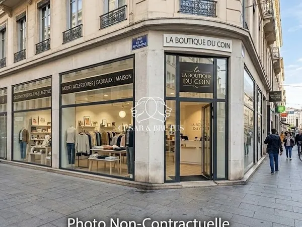 Cession du bail- Lyon2 Ainay-Beau local commercial 178m2
