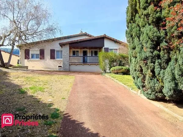 THIZY-LES-BOURGS (69240) Maison individuelle de plain-pied avec jardin 1000m²