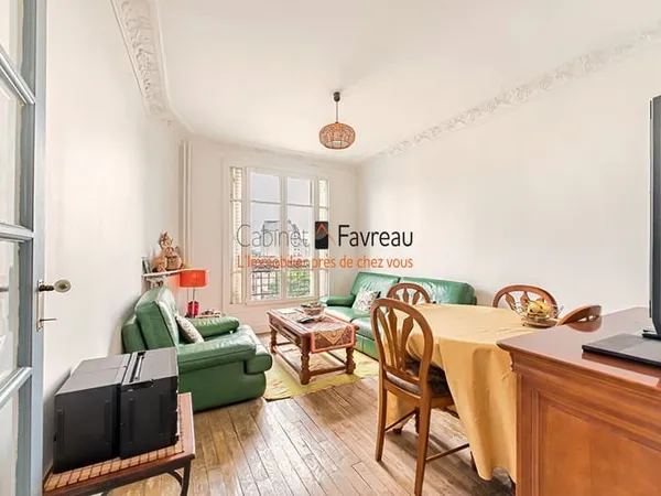 94250 - GENTILLY -PLATEAU - APPARTEMENT 3 PIECES DE 61M² ENVIRON AVEC CAVE EN SOUS-SOL