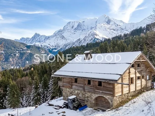 Chalet d'alpage rénové avec vue Mont Blanc