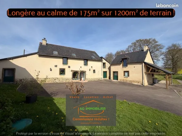 Longère 7 pièces 173 m²