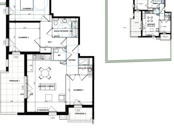 Appartement 4 pièces 76 m²
