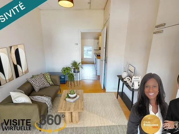 Appartement T2 37m² - Dernier étage avec stationnement et cave