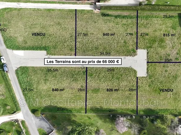 Vente terrain