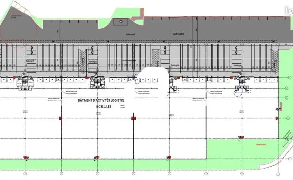 Local industriel 2 018 m²