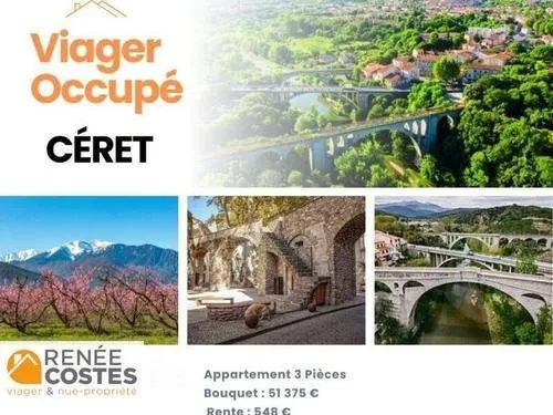 Viager occupé - F80-H76 ans - CERET (66400)