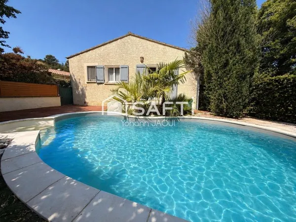 Maison familiale T5 98m2 avec piscine, au calme et à pied des commodités - Brignoles