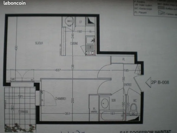 Appartement 2 pièces avec terrasse - Secteur Parc du Pâtis à Meaux