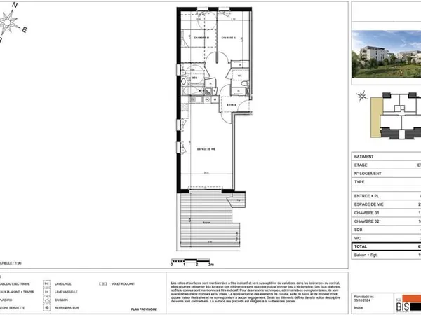 SCIEZ - Appartement T3 - 67.06m²