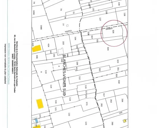 Terrain 505 m²