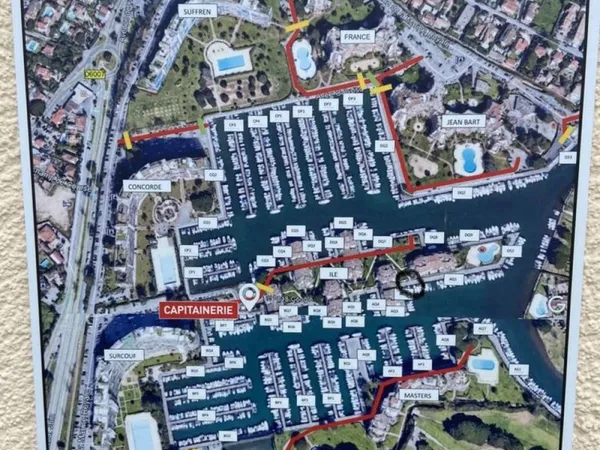 Place de port 8,80x3,00 cannes marina mandelieu