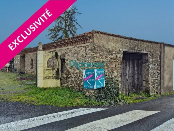 Garage en pierres de 60 m²