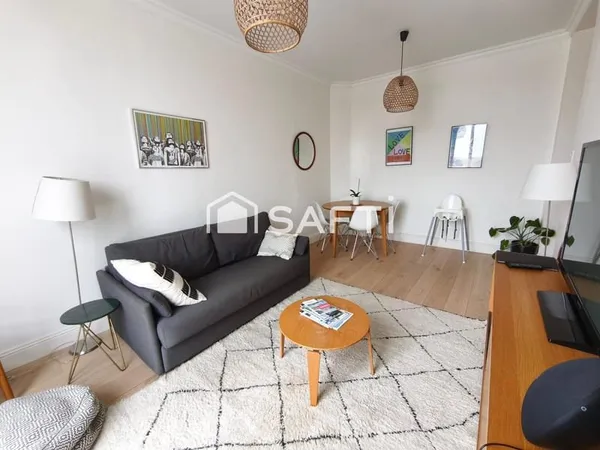 Appartement T2 de 43 m2 à 2 minutes de la plage
