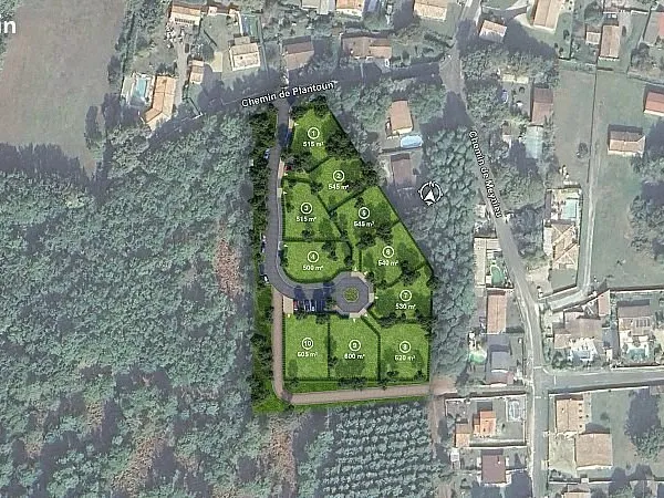 Terrain 540 m² Brach