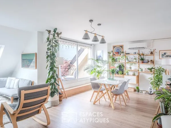 Appartement en derniers étages avec terrasse au coeur de la Krutenau