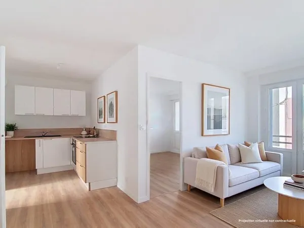 LANESTER : Appartement 2 chambres rénové