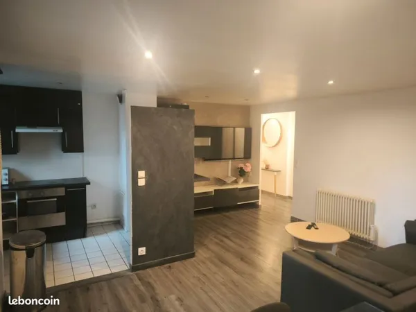 Appartement T3 meublé - 65 m² avec balcon/parking