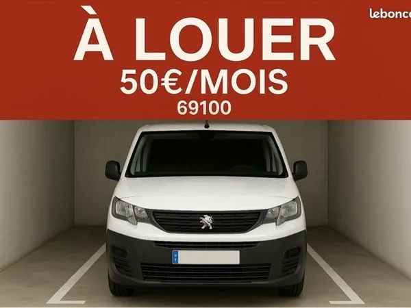 🚗 4 BOXES FERMÉS EN SOUS-SOL À LOUER - Rillieux-la-Pape (Vancia) 🔐🏍️🚘🅿️