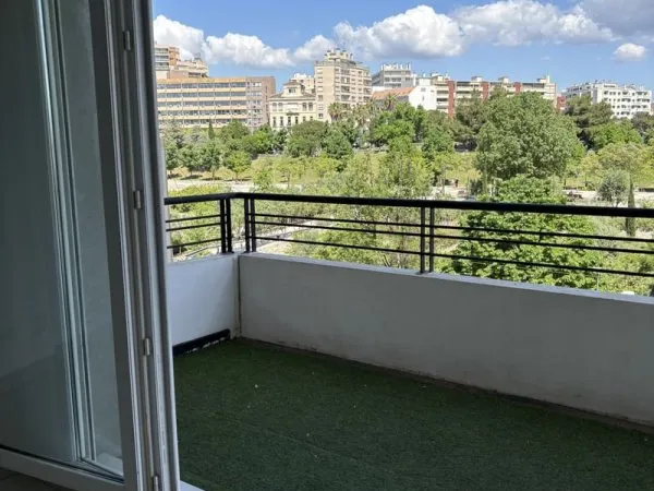 Vue sur le parc