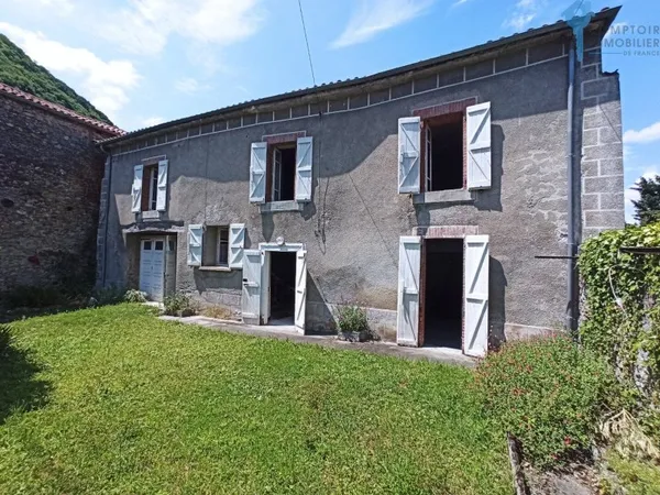 Hautes Pyrénées 65- Bertren 65370- A vendre maison en pierre