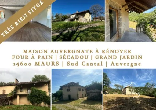 Très charmante maison Auvergnate à rénover, avec beau jardin