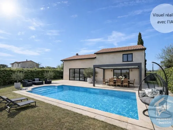 MAISON AU CALME AVEC TERRAIN ET PISCINE - FORT POTENTIEL - B
