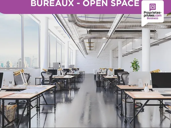 Plateau entièrement modulable d'env. 400 m² en dernier etg avec ascenseur sur BOULAZAC-ISLE- MANOIRE