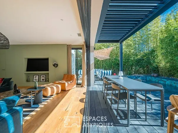 Maison contemporaine de plain pied à Talence centre