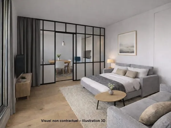 Grand studio lumineux - Balcon - Canal Saint-Martin