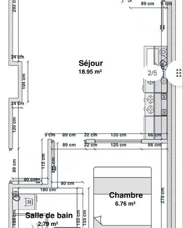 Appartement T1 bis