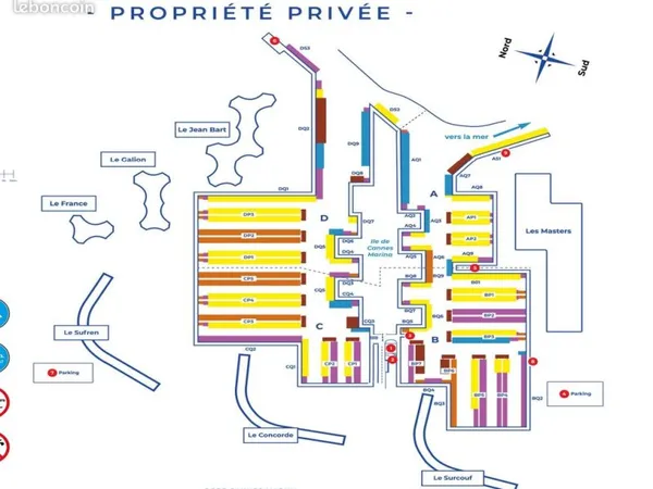 Place port location emplacement cannes marina 8mx3m 8,8x3