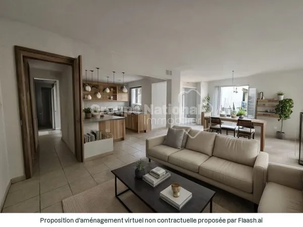 Maison Comps 4 pièce(s) 116 m2 avec jardin et stationnements
