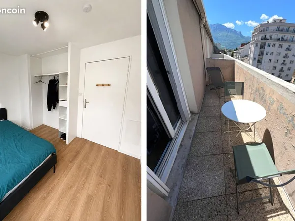 Appartement 18m² avec balcon 8m² - Dernier étage avec ascenceur