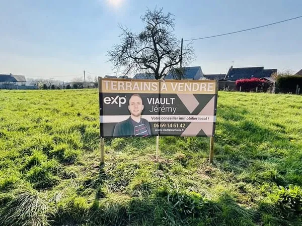 Terrain constructible de 629 m2