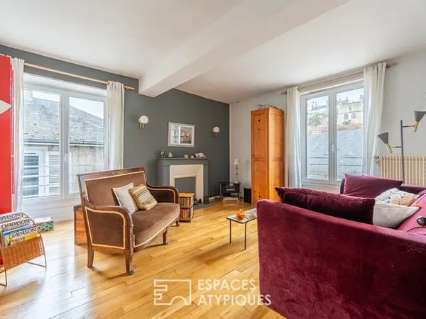 Duplex lumineux au coeur de Blois proche de la Loire