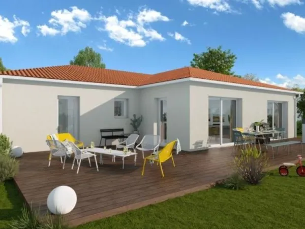 Terrain+Maison à Orléat 4 chambres
