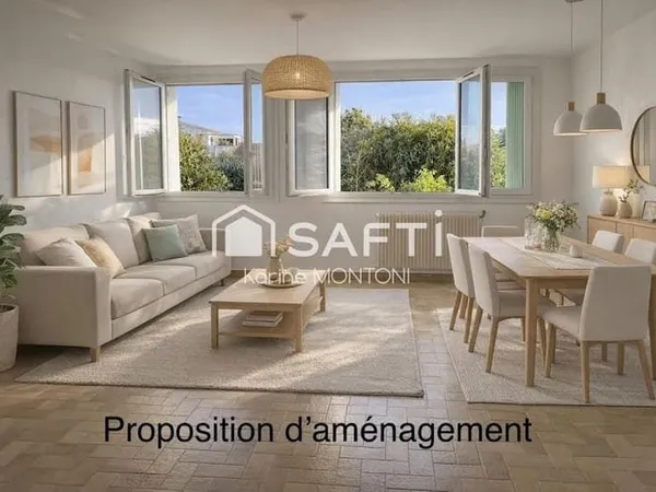 Appartement 3 pièces 63 m²