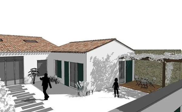 Charente Maritime (17), AV belle maison 6 pièces 101m² sur terrain 210m² idéalement située coeur vil
