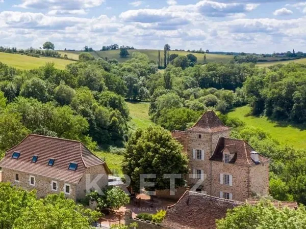 Domaine de 18Ha dans l'Aveyron avec une vue imprenable