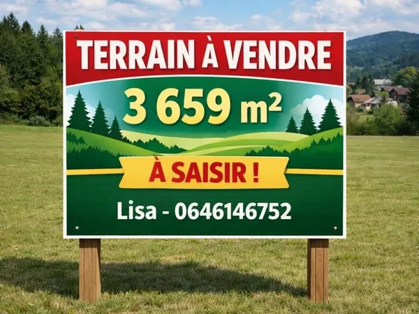 Terrain constructible - Gérardmer - Fort potentiel