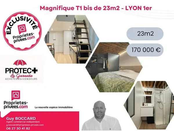 Appartement 1 pièce 24 m²