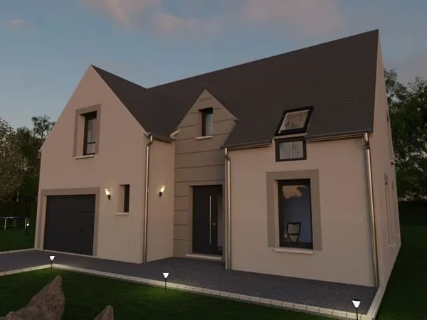 Projet de construction d'une maison 95 m² avec terrain à CHAUMONT-EN-VEXIN (60)