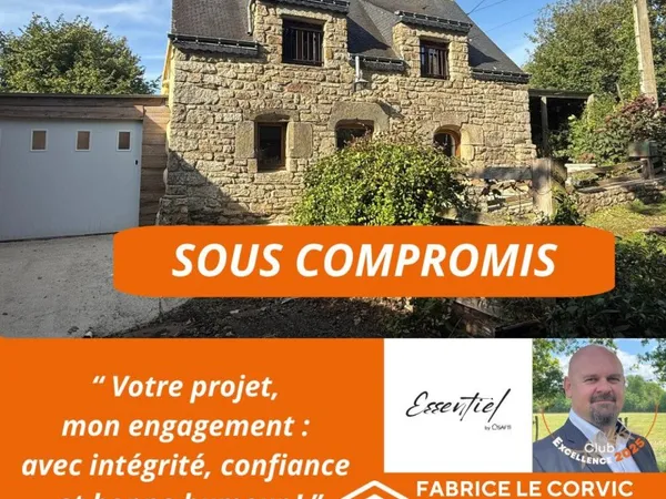 MAISON TRADITIONELLE EN PIERRE DE 134M2 SUR TERRAIN DE 15847 M2 A GUENIN