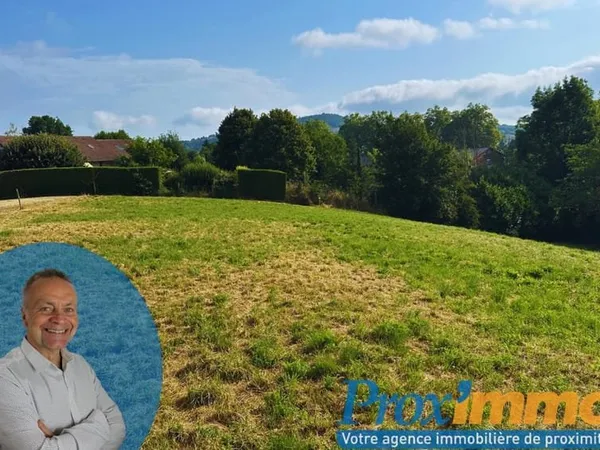 Parcelle de terrain constructible et viabilisée de 1101 m².