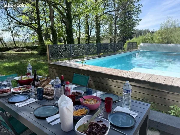Manoir 2ha 11ch (sdd wc) piscine remis en vente