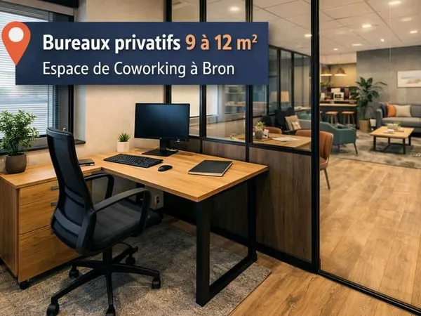 Bureaux privatifs dans un espace de coworking Bron (6 rue