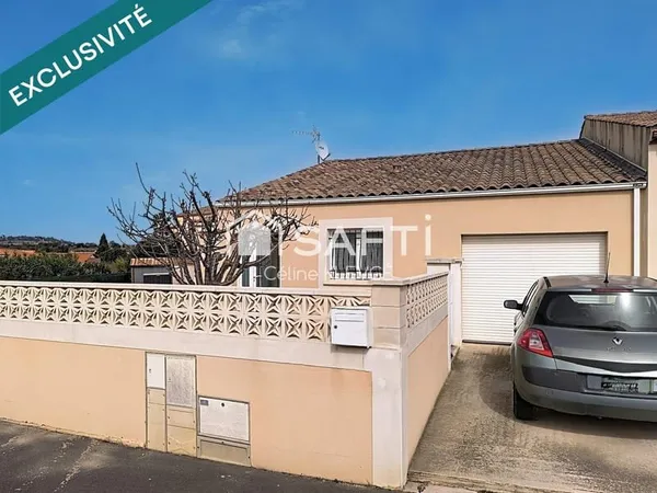 VILLA PLAIN PIED 3 CHAMBRES GARAGE