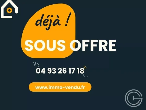 Maison VUE MER - 120m² sur Terrain 1.512 m² - route du Mont Chauve - FALICON